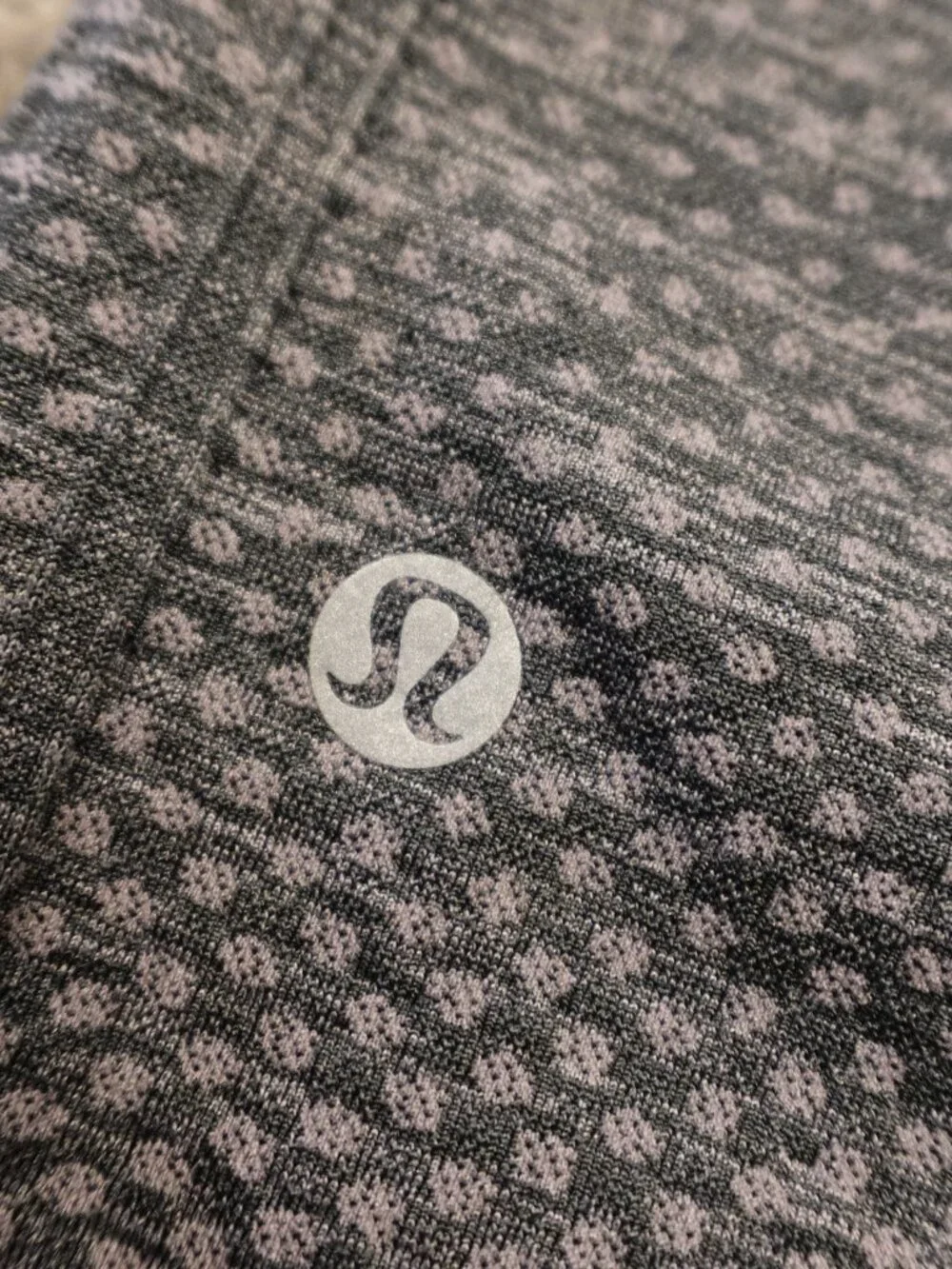 Lululemon Textured Leggings‎ Women’s Size 4 Gray Mid Rise Athletic 27